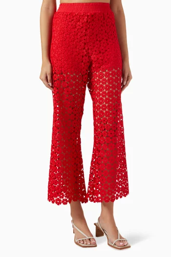 Christie Pants in Guipure Lace