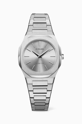 Zephyr Grey Ultra Thin Watch, 30mm