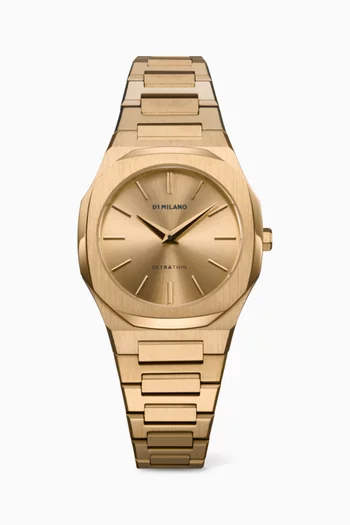 Zephyr Gold Ultra Thin Watch, 30mm