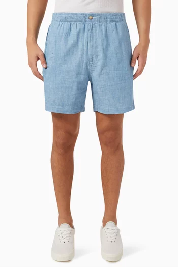 Prepster Shorts in Cotton-chambray