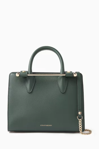 Nano Tote Bag in Leather