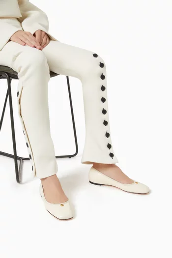 Biuty Ballerina Flats in Leather