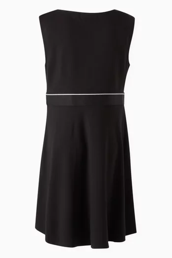 Logo Dress in Viscose-blend Jersey
