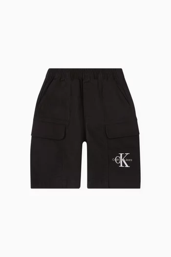 Cargo Shorts in Cotton-twill