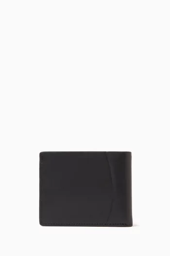 Minimal Focus Bifold 6Cc Wallet in Leather