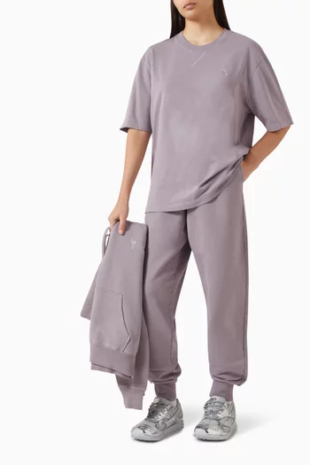 Logo-embroidered Sweatpants in Cotton-blend