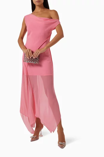 Luna Maxi Dress in Mesh