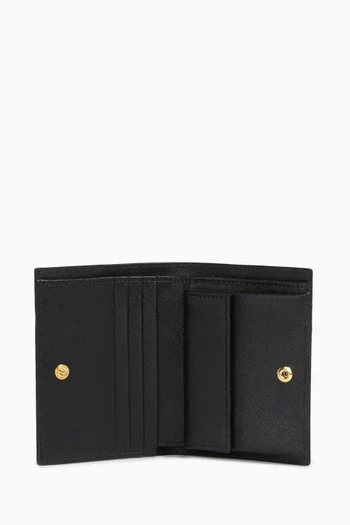 Bi-fold Wallet in Saffiano Leather
