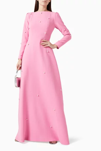 Pearl Embellished Gown