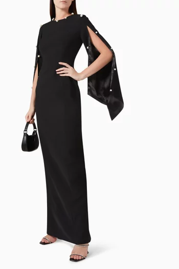 Pearl Embellished Gown