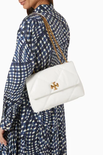 Kira Quilted Convertible Shoulder Bag in Leather