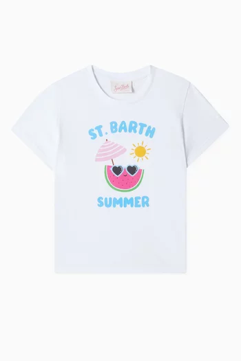 Graphic-print T-shirt in Cotton-jersey