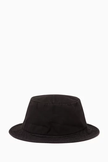 قبعة باكيت بتصميم قابل للطي قطن تويل عضوي