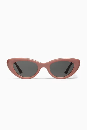 Unisex Conic P4 Cat-eye Sunglasses in Acetate