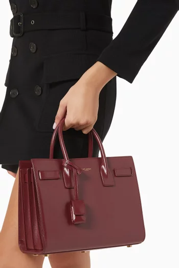 Baby Sac du Jour Tote Bag in Leather