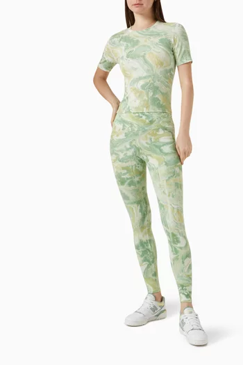 تي شيرت دارين نسيج مضلع