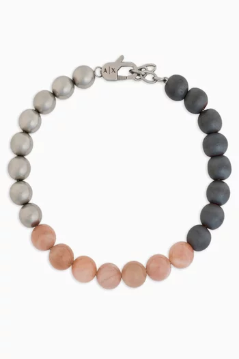 Sun Stones & Beads Bracelet in Stainless-steel