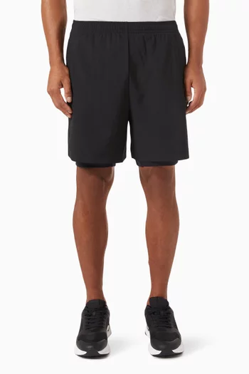 2-in-1 Gym Shorts in Technical-fabric