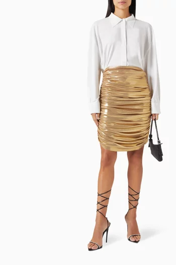 Oversized Boyfriend Shirt in Poly-lycra