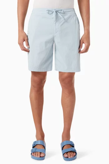 Sergio Seersucker Shorts in Cotton-blend