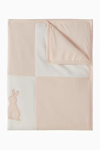 Bunny Patchwork Blanket in Organic Cotton
