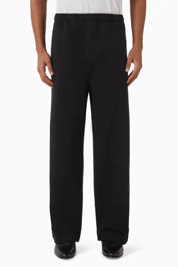 Wide-leg Sweatpants in Cotton