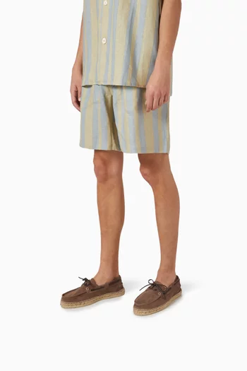 Boat Shoe Espadrilles in Suede