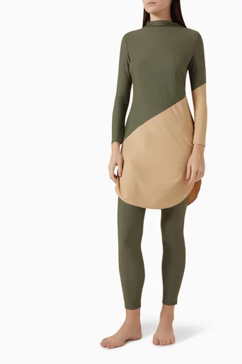 Maya Swim Dress in Stretch-nylon