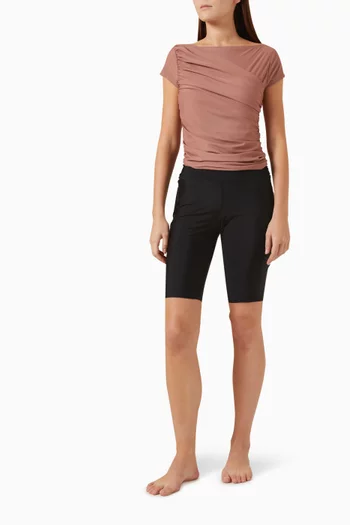 لباس سباحة ديانا ميدي نايلون إيكونيل معاد تدويره