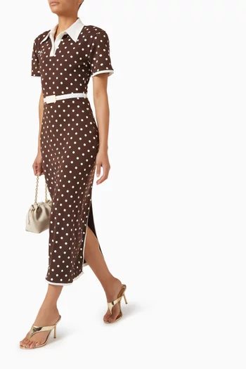 Polo Maxi Dress in Jersey