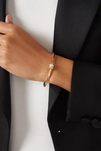 Quatre Classique White Edition Diamond Bracelet in 18kt Gold