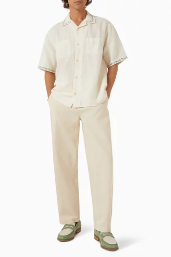 Spring Bouquet Shirt in Cotton & Linen