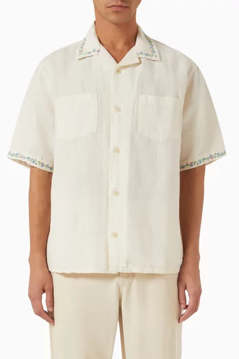 Spring Bouquet Shirt in Cotton & Linen