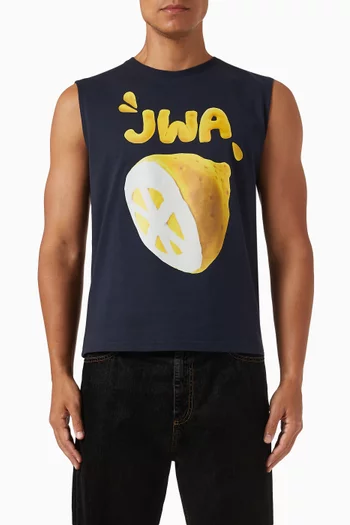JWA Lemon Print Tank Top in Cotton