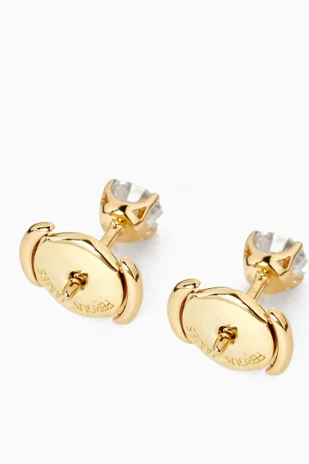 Diamond Studs in 18kt Yellow Gold