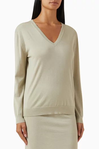 x GI Sweater in Merino Silk-blend