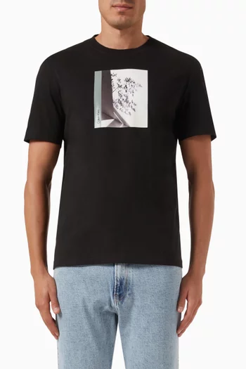 Shadow Photo Print T-shirt in Cotton