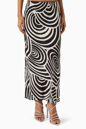 Ardith Maxi Skirt in Viscose