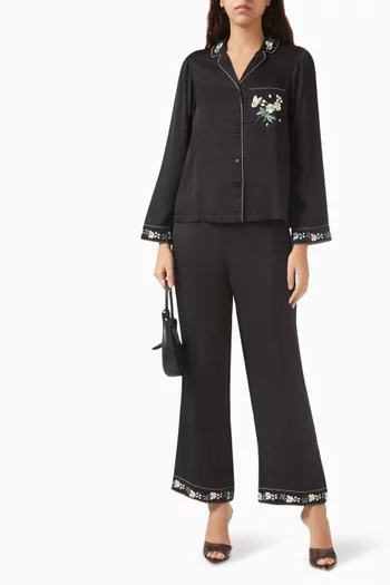 Mollie Shirt in Satin