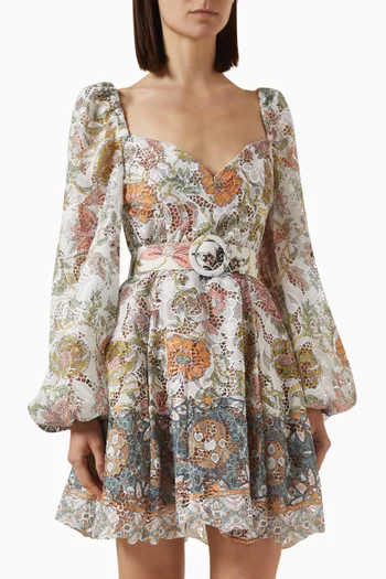 Soraya Day Dress in Broderie-anglaise
