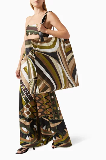 Yummy Iride-print Tote Bag in Nylon