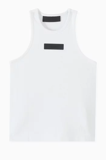 Logo Tank Top in Cotton-jersey