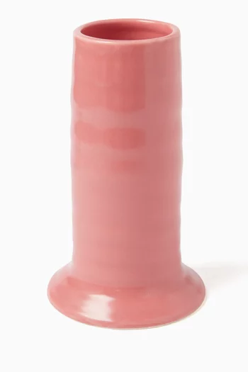 Small Jaipur Ripple Vase in Porcelain