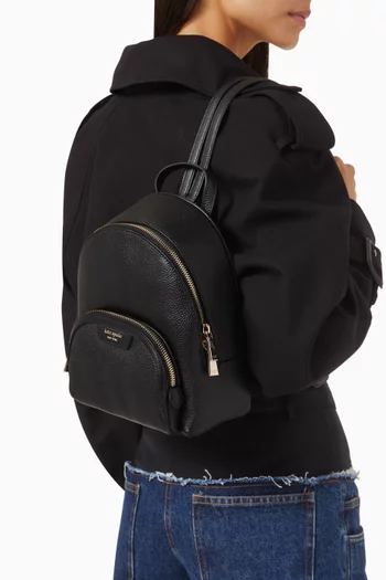 حقيبة ظهر هدسون صغيرة جلد بارز الملمس