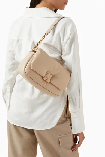 Medium Dakota Convertible Shoulder Bag in Puffy Leather