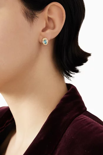 1980s Rediscovered Vintage Post Earrings