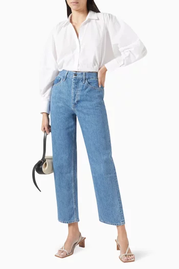 Georgina Straight-leg Jeans in Organic Cotton-denim