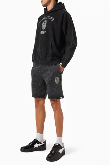 Overdye Sweat Shorts in Cotton