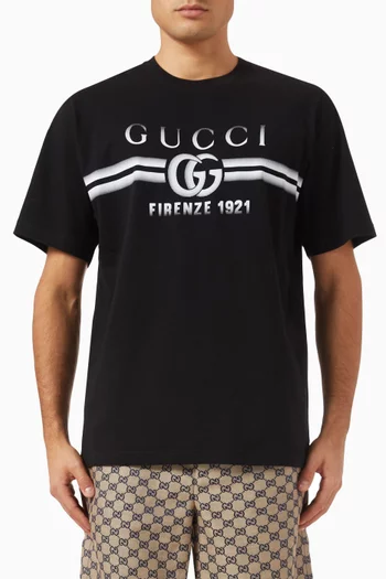 Logo-print T-shirt in Cotton-jersey