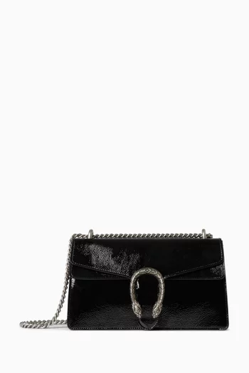 Small Dionysus Shoulder Bag in Patent Leather